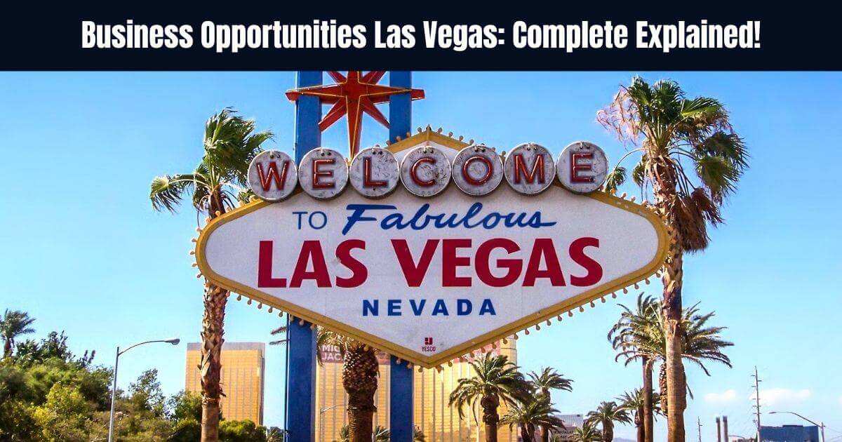 Business Opportunities Las Vegas Complete Explained!